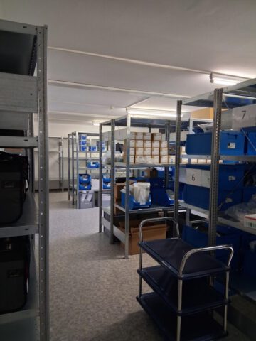 Foto des Critical care-Standorts in Chemnitz (Lager)